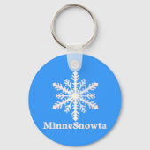 MinneSnowta met Snowflake Sleutelhanger (Voorkant)
