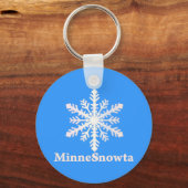 MinneSnowta met Snowflake Sleutelhanger (Voorkant)