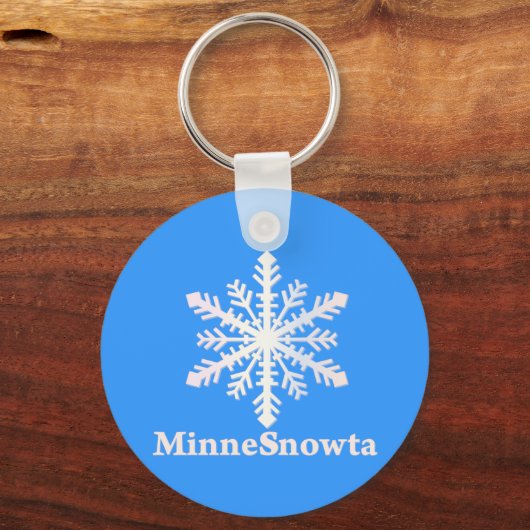 MinneSnowta met Snowflake Sleutelhanger (Voorkant)