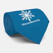 MinneSnowta met Snowflake Stropdas (Opgerold)