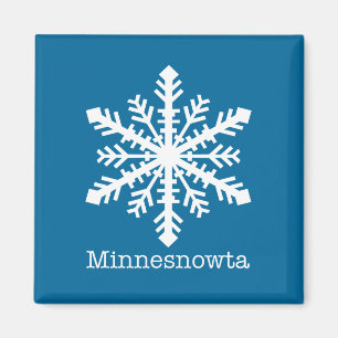 Minnesnowta Snowflake Magneet