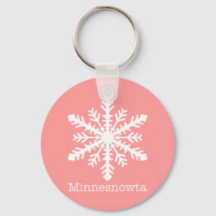 Minnesnowta Snowflake Sleutelhanger