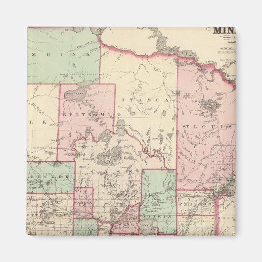 Minnesota 5 magneet (Voorkant)