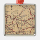 Minnesota 8 metalen ornament (Voorkant)