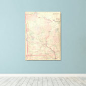 Minnesota 9 canvas afdruk (Insitu (Houten vloer))