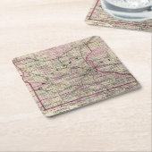 Minnesota 9 kartonnen onderzetters (Schuin)