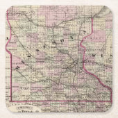 Minnesota 9 kartonnen onderzetters (Voorkant)