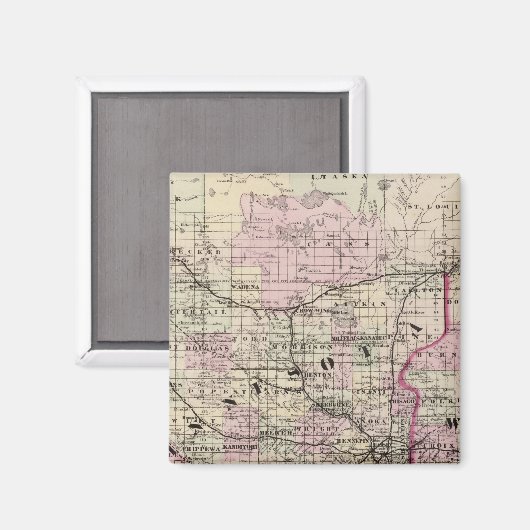 Minnesota 9 magneet (Voorkant / Achterkant)