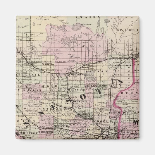 Minnesota 9 magneet (Voorkant)