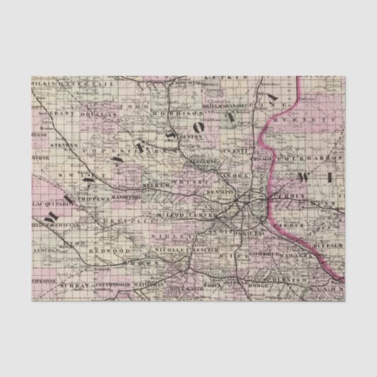 Minnesota 9 tissuepapier (Voorkant)
