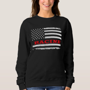 Minnesota American Flag Racine Usa Patriotic Souve Trui