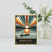Minnesota | Art. Deco Briefkaart (Staand voorkant)