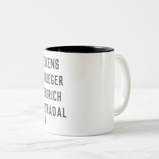 Minnesota Authors 2-Tone Coffee Mok (Voorkant rechts)