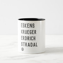 Minnesota Authors 2-Tone Coffee Mok