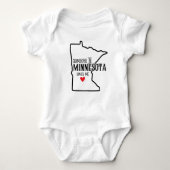 Minnesota Baby, Iemand in Minnesota houdt van mij Romper (Voorkant)