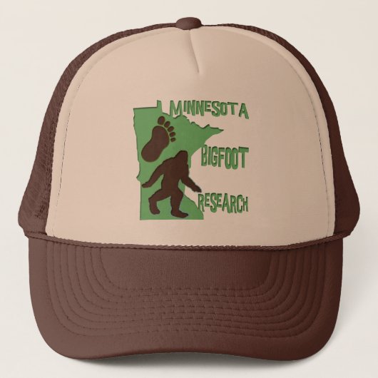 Minnesota Bigfoot Research Trucker Pet (Voorkant)