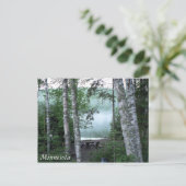 Minnesota bij het Briefkaart van het meer (Staand voorkant)