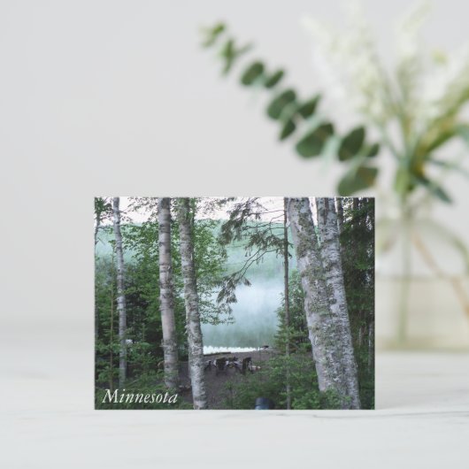 Minnesota bij het Briefkaart van het meer (Staand voorkant)