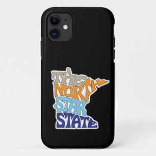 Minnesota bijnaam Woord Kunst Case-Mate iPhone Case