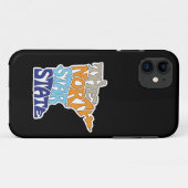Minnesota bijnaam Woord Kunst Case-Mate iPhone Case (Achterkant (horizontaal))