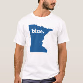 MINNESOTA BLUE STAAT T-SHIRT (Voorkant)