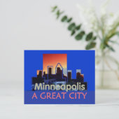 Minnesota Briefkaart (Staand voorkant)