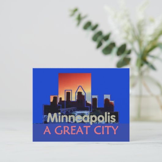 Minnesota Briefkaart (Staand voorkant)