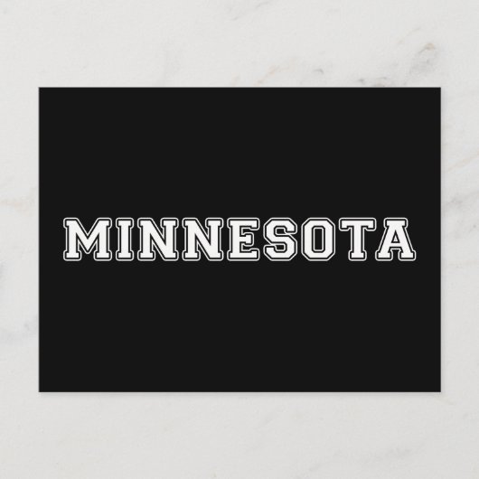 Minnesota Briefkaart (Voorkant)