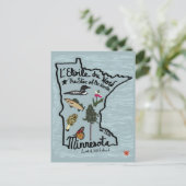 Minnesota Briefkaart (Staand voorkant)