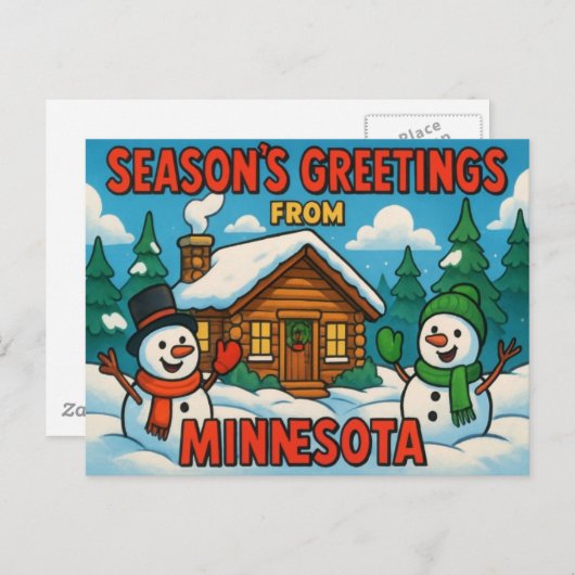 MINNESOTA-Briefkaart Briefkaart (Voorkant / Achterkant)