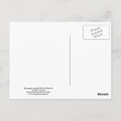 Minnesota "Build a Snowman"-postkaart Briefkaart (Achterkant)