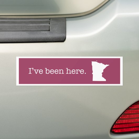 Minnesota-Bumpersticker Bumpersticker (Op auto)