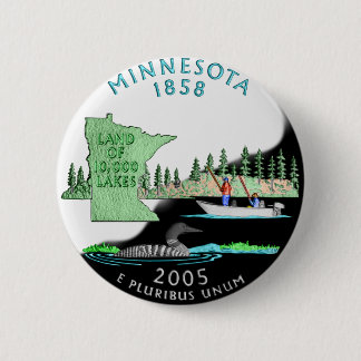 Minnesota-Button Ronde Button 5,7 Cm