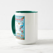 Minnesota Cartoon Map Mok (Voorkant links)