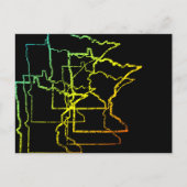minnesota chill blur briefkaart (Voorkant)