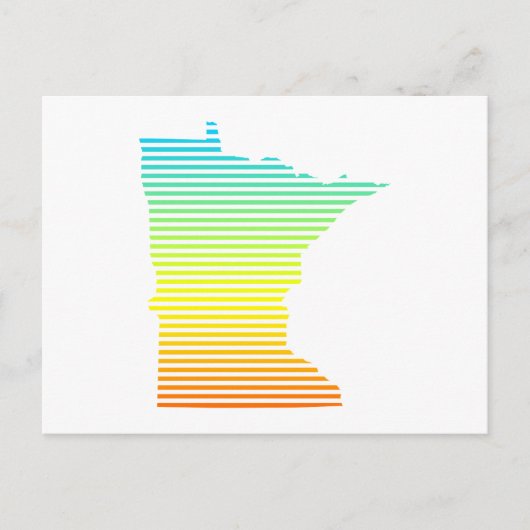 minnesota chill fade briefkaart (Voorkant)