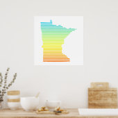minnesota chill fade poster (Keuken)