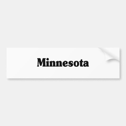 Minnesota Classic Bumpersticker (Voorkant)