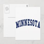 Minnesota College Briefkaart (Voorkant / Achterkant)