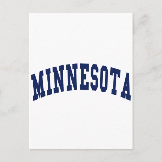 Minnesota College Briefkaart (Voorkant)