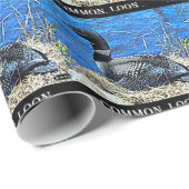 Minnesota Common Loon Cadeaupapier (Rol Hoek)