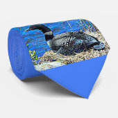 Minnesota Common Loon Stropdas (Opgerold)