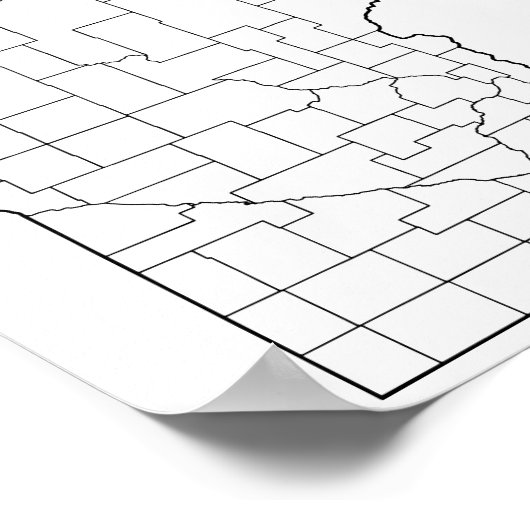 Minnesota County's Blank overzicht (Hoek)