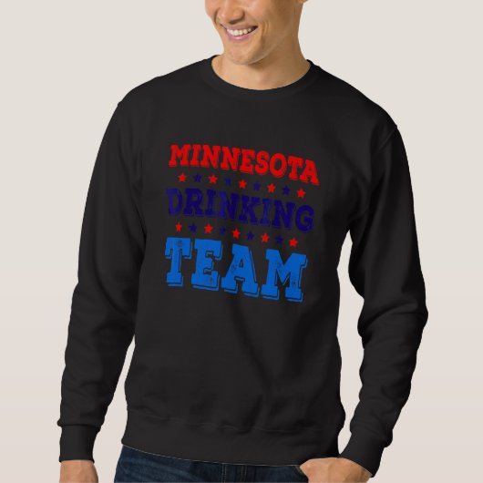 Minnesota Drank Team Staats trots Bier drinken Trui (Voorkant)