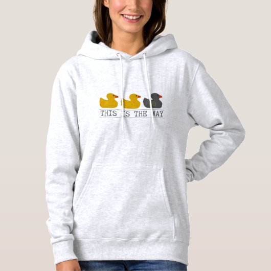 Minnesota Duck Duck Grey Duck - Zo gaat het Hoodie (Voorkant)