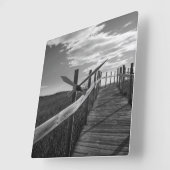 Minnesota, Duluth, Park Point, Boardwalk Vierkante Klok (Hoek)