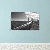 Minnesota, Duluth, Park Point, Bordwalk Canvas Afdruk (Insitu (Houten vloer))
