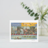 Minnesota (eenden) - Grote letterscènes Briefkaart (Staand voorkant)