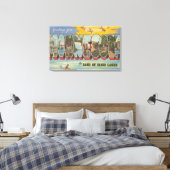 Minnesota (eenden) - Grote letterscènes Canvas Afdruk (Insitu (Slaapkamer))