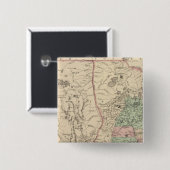 Minnesota en Dakotah Vierkante Button 5,1 Cm (Voorkant /achterkant)